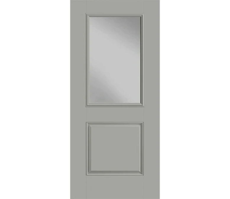 Wilmington Half Light 1 Panel Fiberglass Entry Door